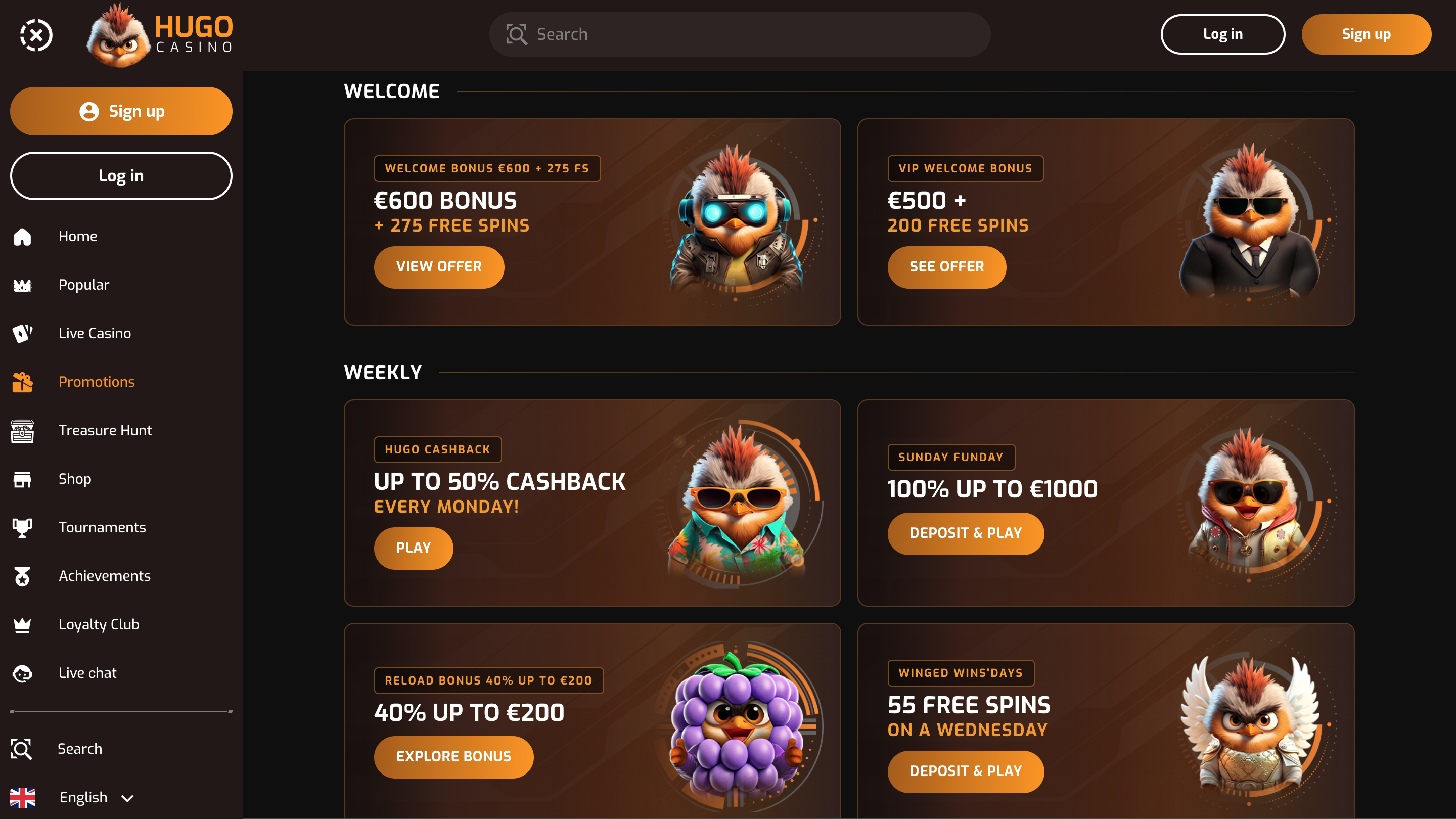 Hugo Casino 5